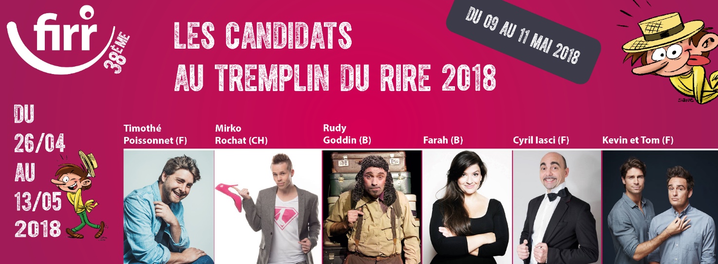 FIRR - Festival International du Rire de Rochefort (BE) - Templin du Rire 2018