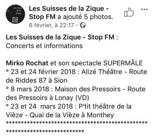 Mirko Rochat - Supermâle - Stop FM