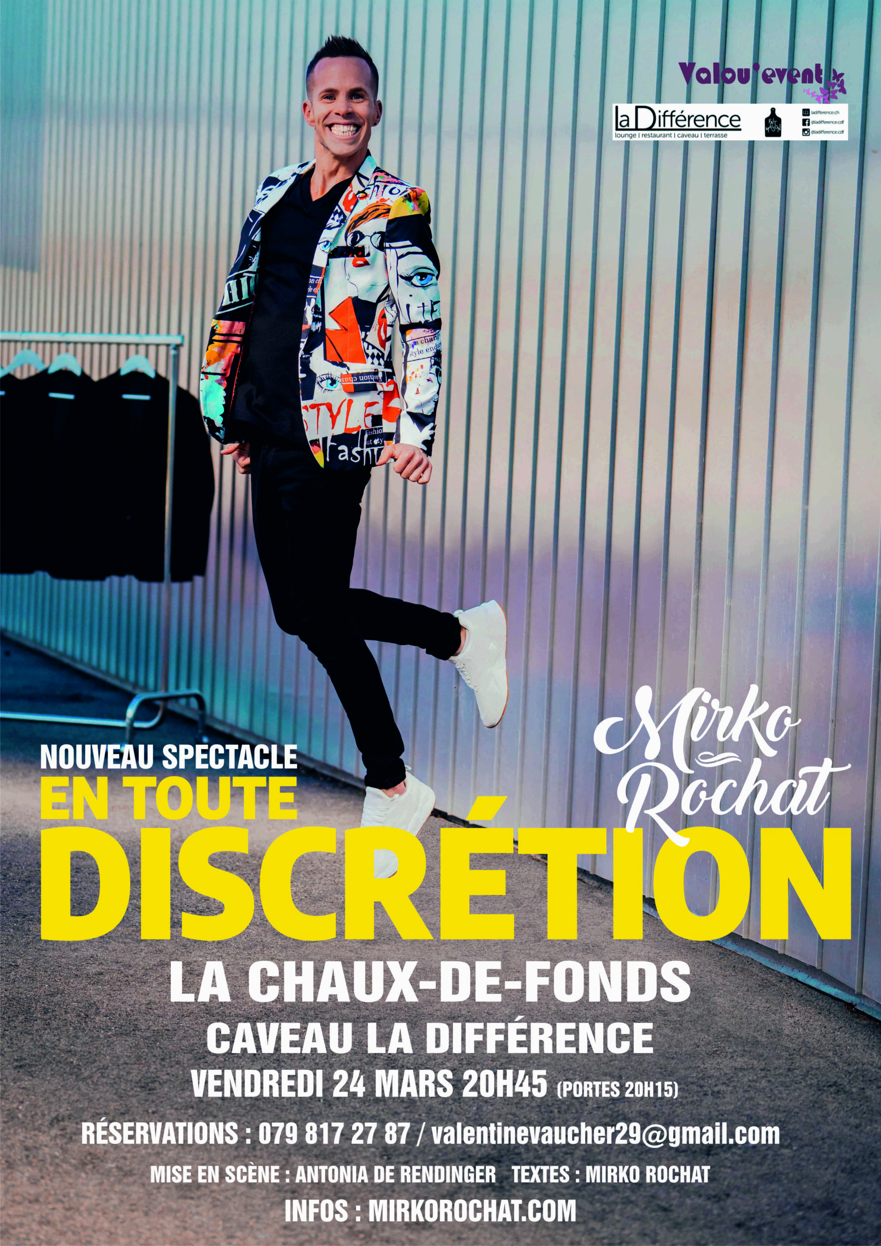 La Chaux-de-Fonds- Caveau la Différence- En toute discrétion- 24.03.2023